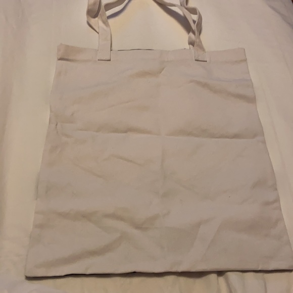 NWT Sephora Striped Canvas Holiday Tote Bag Black and White - Picture 3 of 4